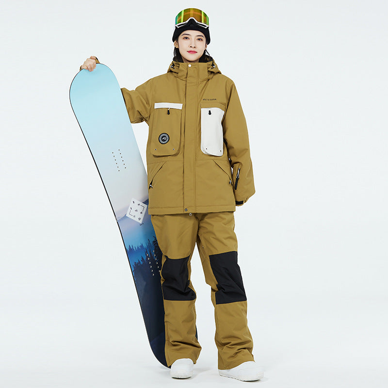 Women's 2-Piece Ski Suit Set | Insulated Jacket & Snow Bibs