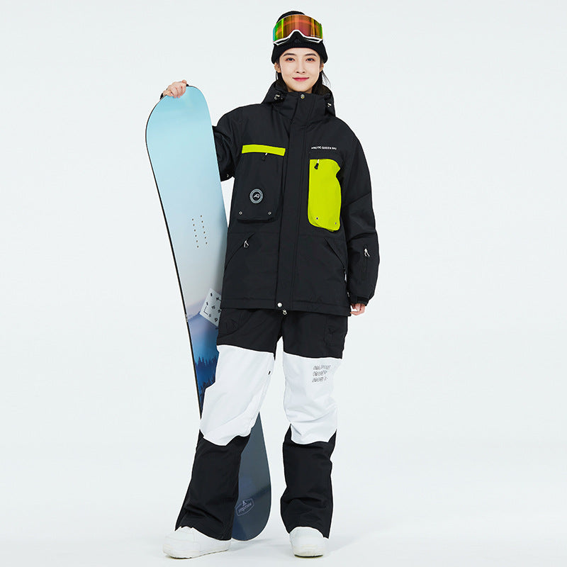Women's 2-Piece Ski Suit Set | Insulated Jacket & Snow Bibs