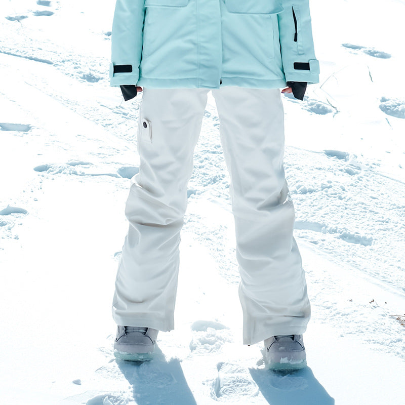 Unisex Plus-Size Ski Bibs – Relaxed-Fit Snow Pants