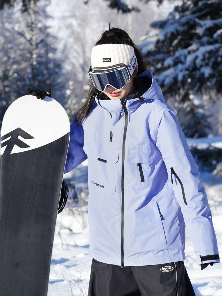 Cargo Pocket Snowboard Jacket – Waterproof & Insulated