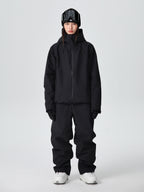 Women's 3L Glitter-Finish Ski Suit Set – Fleece-Lined & Fully Seam-Sealed