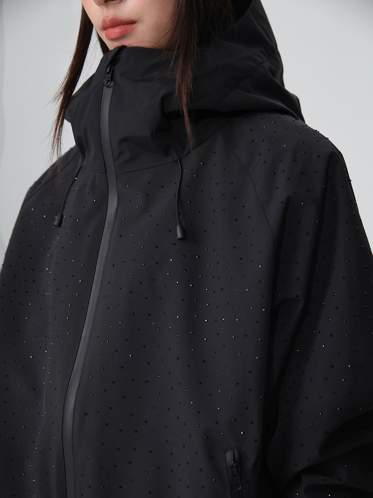 Women's 3L Glitter-Finish Ski Suit Set – Fleece-Lined & Fully Seam-Sealed