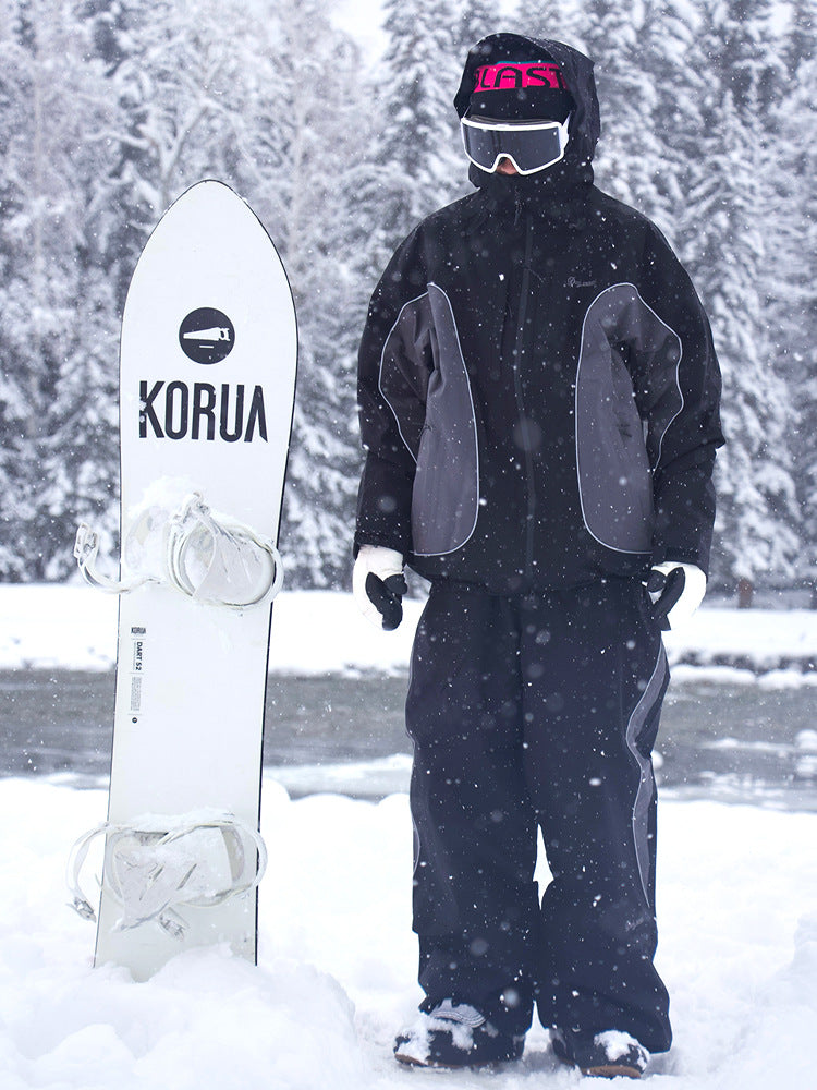 Men's Baggy Ski Jacket & Pants – 3L Hardshell Waterproof Fabric
