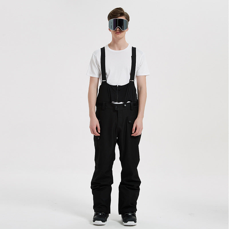 Unisex Plus-Size Ski Bibs – Relaxed-Fit Snow Pants