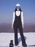 Women's Chic One-piece Ski Bibs-Slim Fit Ski Pants