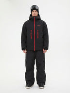 Unisex Snow Jacket & Bibs – Couple Style Waterproof Snowsuits