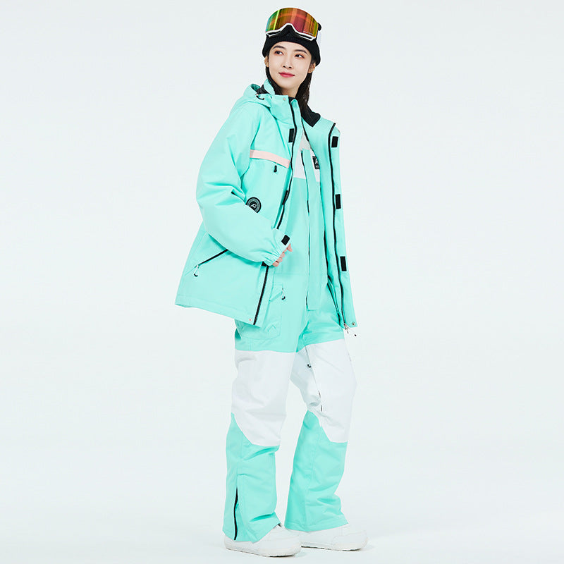 Women's 2-Piece Ski Suit Set | Insulated Jacket & Snow Bibs