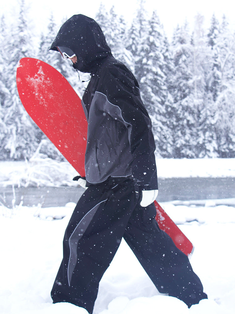 Men's Baggy Ski Jacket & Pants – 3L Hardshell Waterproof Fabric