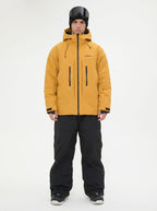 Unisex Snow Jacket & Bibs – Couple Style Waterproof Snowsuits
