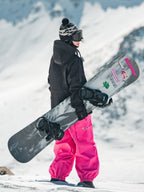 Women 3-Layer Bonded Softshell Ski Jacket – Fleece-Lined, Warm