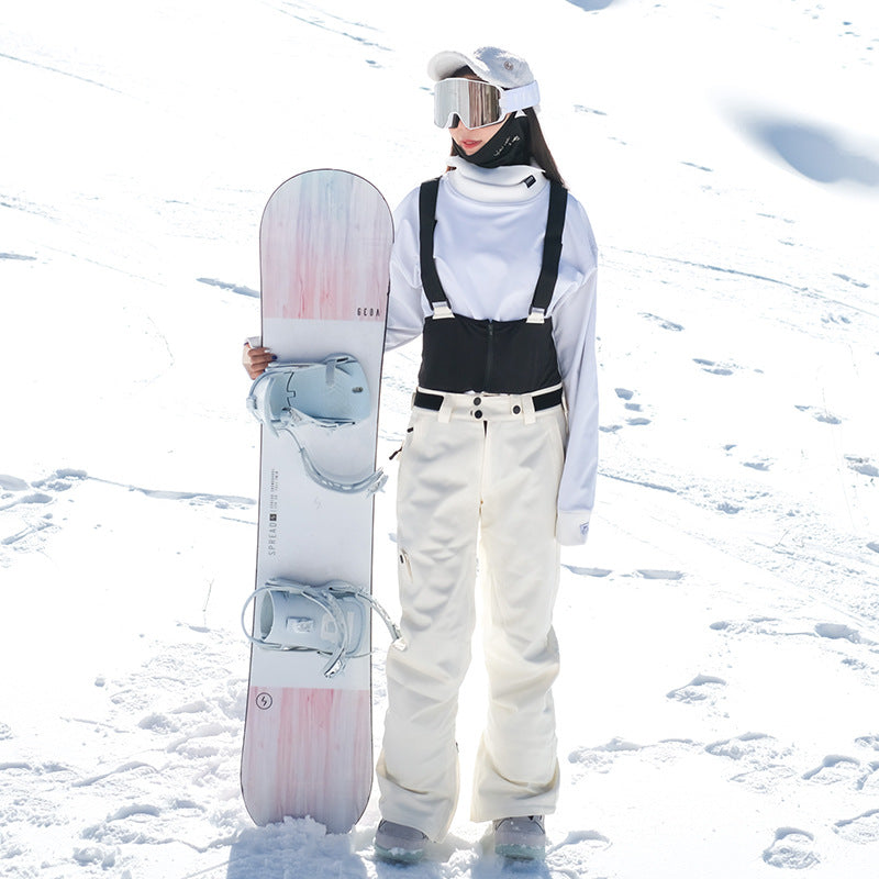 Unisex Plus-Size Ski Bibs – Relaxed-Fit Snow Pants