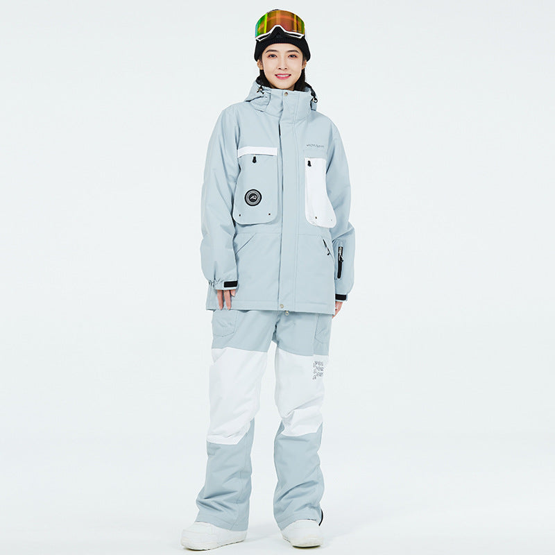 Women's 2-Piece Ski Suit Set | Insulated Jacket & Snow Bibs