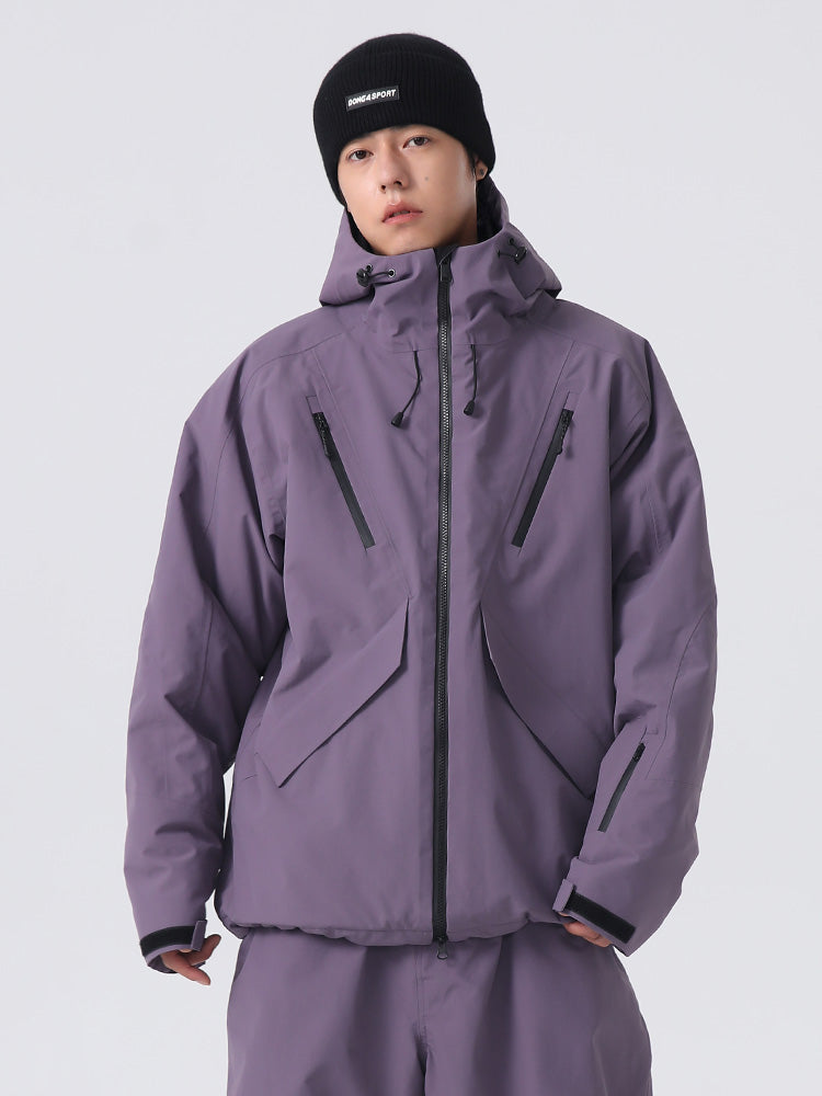 Unisex All-Weather Baggy Snow Jacket Insulated Winter Coat