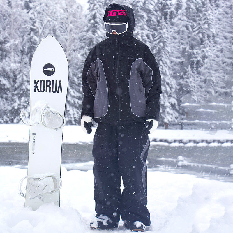 Men's Baggy Ski Jacket & Pants – 3L Hardshell Waterproof Fabric
