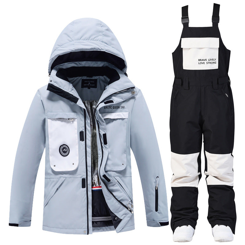 Women's 2-Piece Ski Suit Set | Insulated Jacket & Snow Bibs