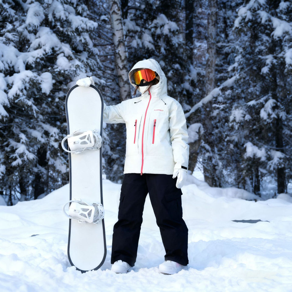Unisex Snow Jacket & Bibs – Couple Style Waterproof Snowsuits