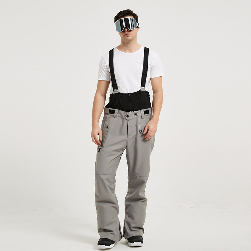 Unisex Plus-Size Ski Bibs – Relaxed-Fit Snow Pants