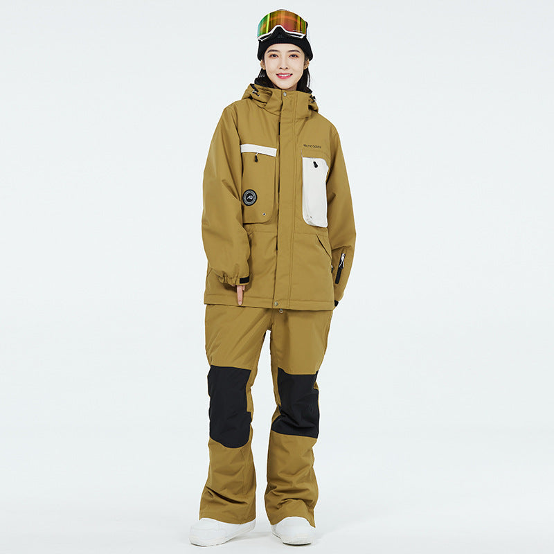 Women's 2-Piece Ski Suit Set | Insulated Jacket & Snow Bibs