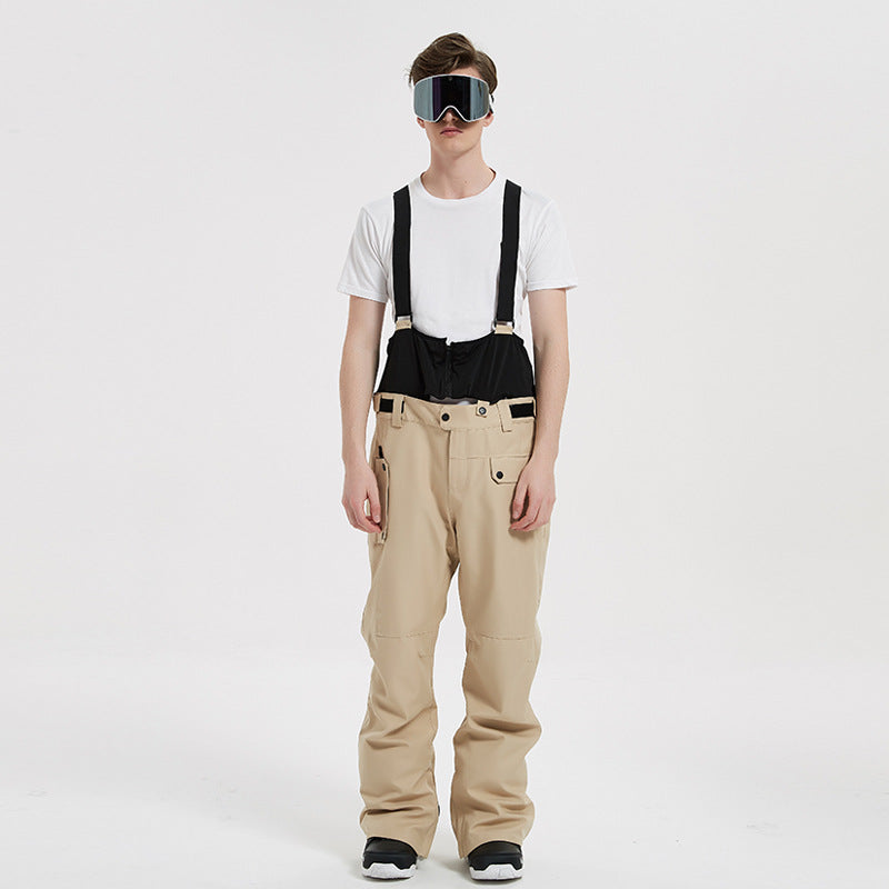 Unisex Plus-Size Ski Bibs – Relaxed-Fit Snow Pants