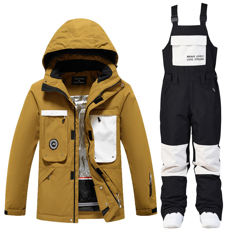 Women's 2-Piece Ski Suit Set | Insulated Jacket & Snow Bibs