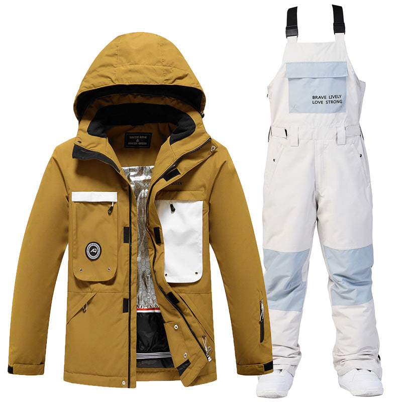 Women's 2-Piece Ski Suit Set | Insulated Jacket & Snow Bibs
