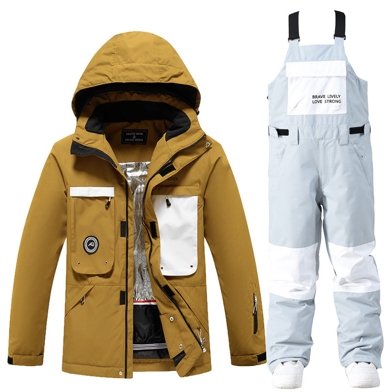 Women's 2-Piece Ski Suit Set | Insulated Jacket & Snow Bibs