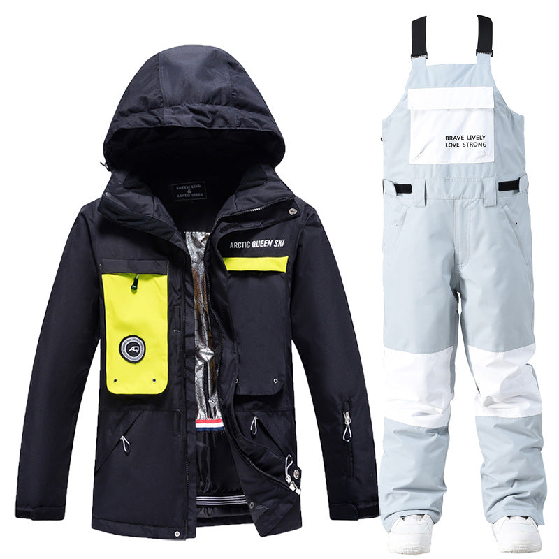 Women's 2-Piece Ski Suit Set | Insulated Jacket & Snow Bibs