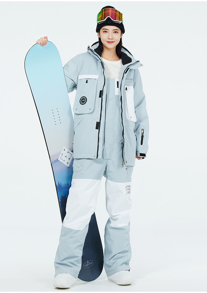 Women's 2-Piece Ski Suit Set | Insulated Jacket & Snow Bibs