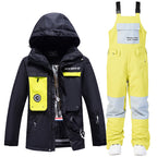 Women's 2-Piece Ski Suit Set | Insulated Jacket & Snow Bibs