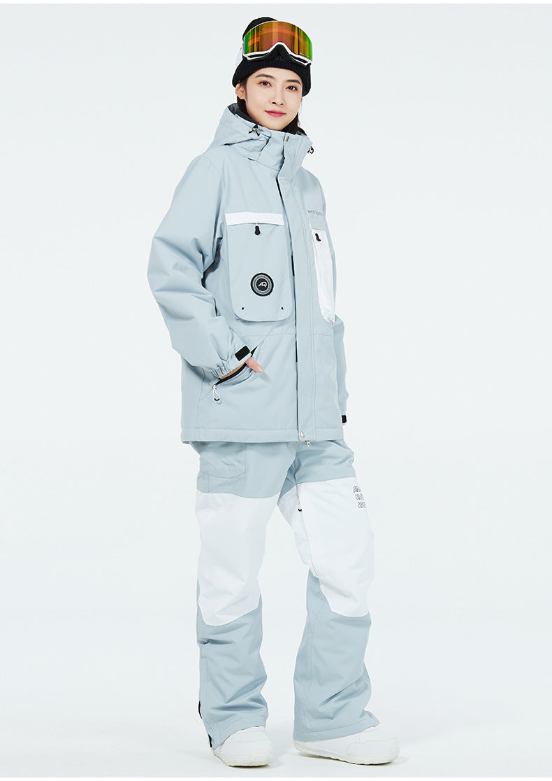 Women's 2-Piece Ski Suit Set | Insulated Jacket & Snow Bibs