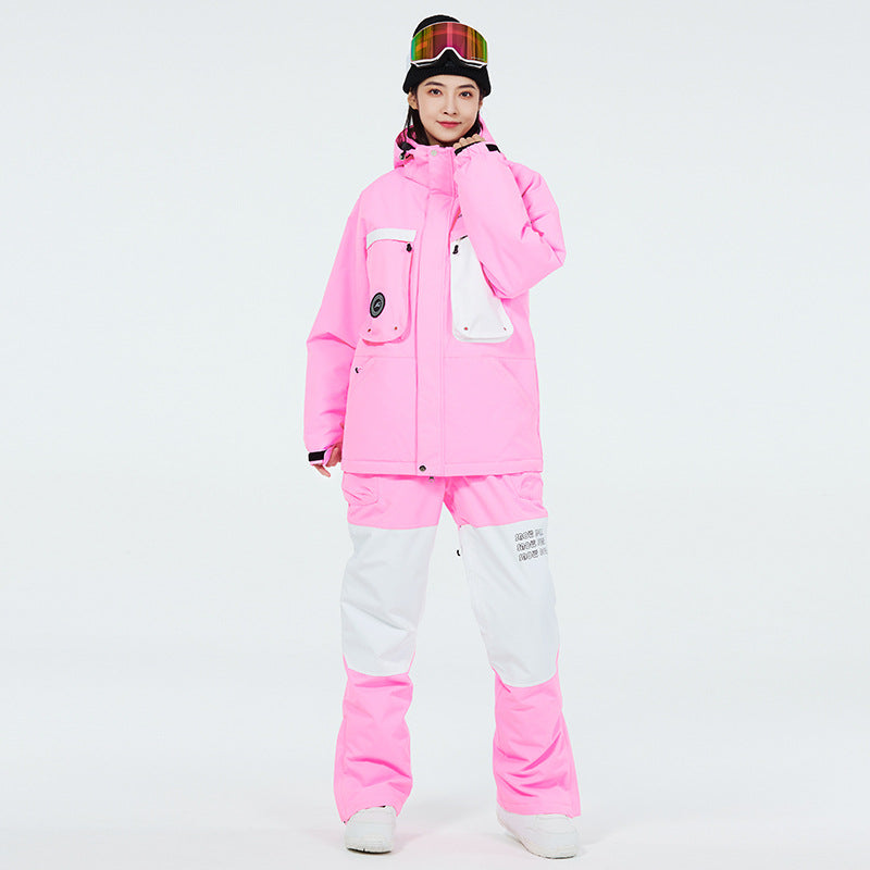 Women's 2-Piece Ski Suit Set | Insulated Jacket & Snow Bibs