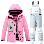 Women's 2-Piece Ski Suit Set | Insulated Jacket & Snow Bibs