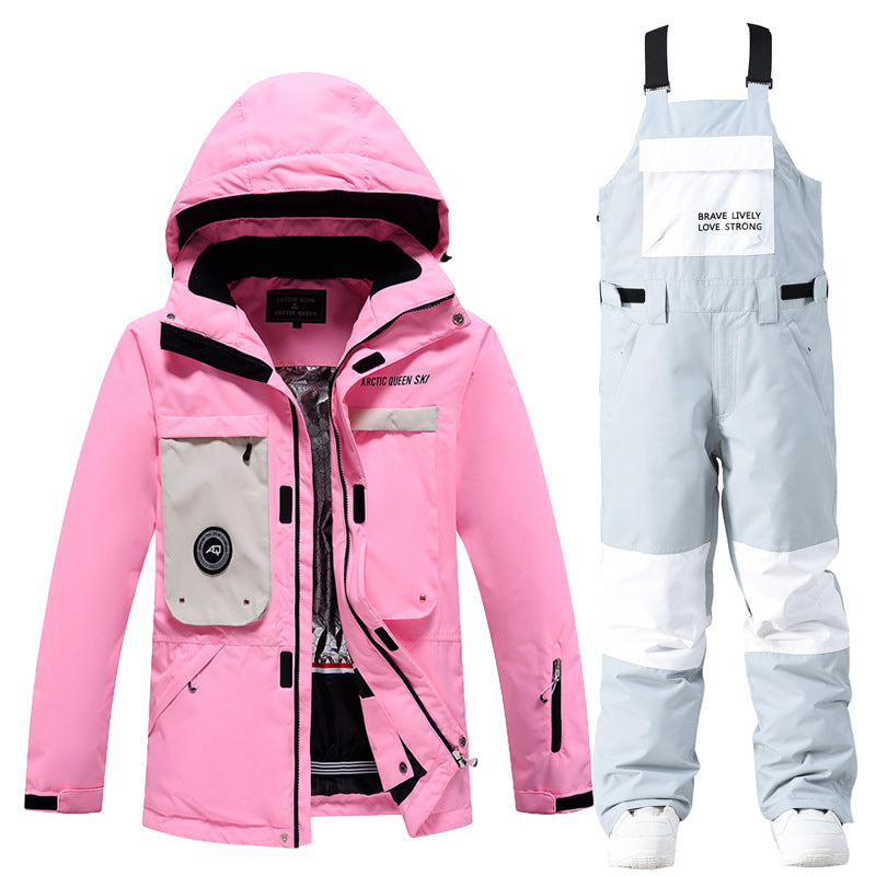 Women's 2-Piece Ski Suit Set | Insulated Jacket & Snow Bibs