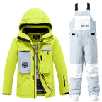 Women's 2-Piece Ski Suit Set | Insulated Jacket & Snow Bibs