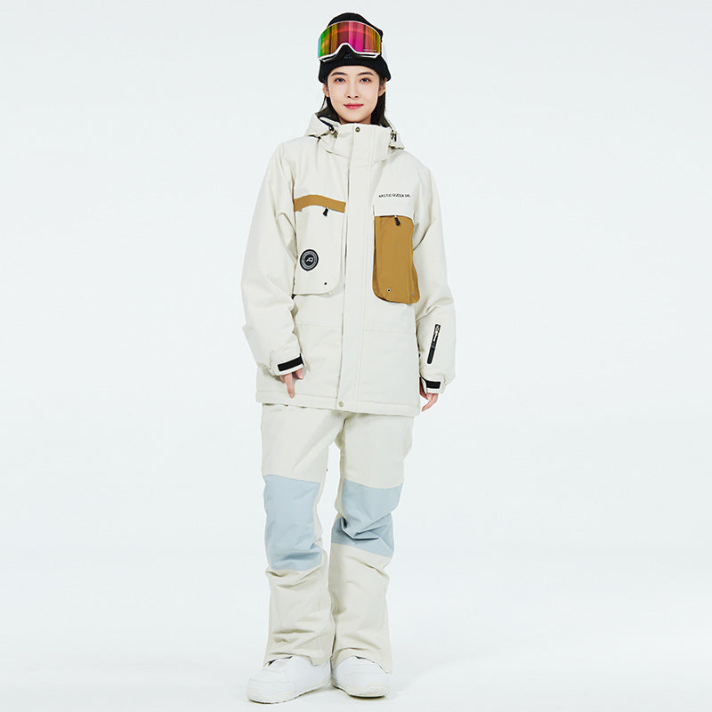 Women's 2-Piece Ski Suit Set | Insulated Jacket & Snow Bibs