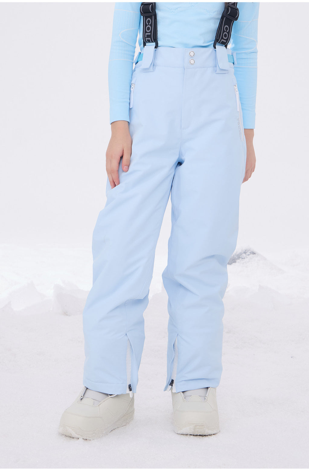 Kids' 3L Seam-Sealed Insulated Ski Bibs