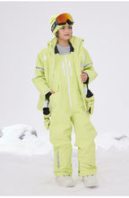 Lime kids insulated ski jacket with chest zip pockets