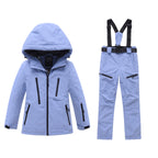 Kids Winter Ski Jackets & Bibs Set