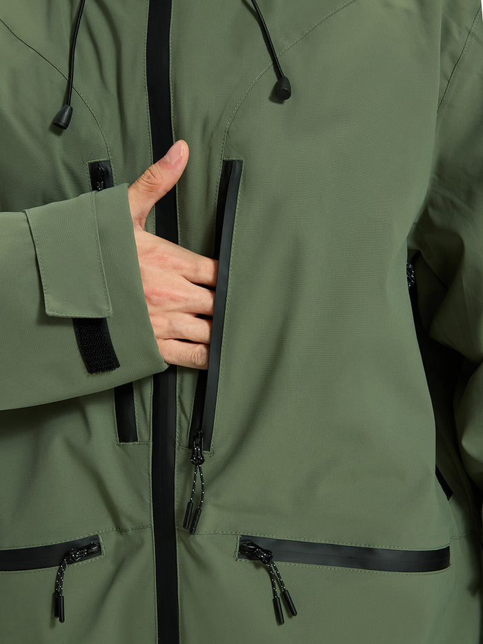 Zippered Chest Pockets