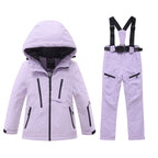Kids Winter Ski Jackets & Bibs Set