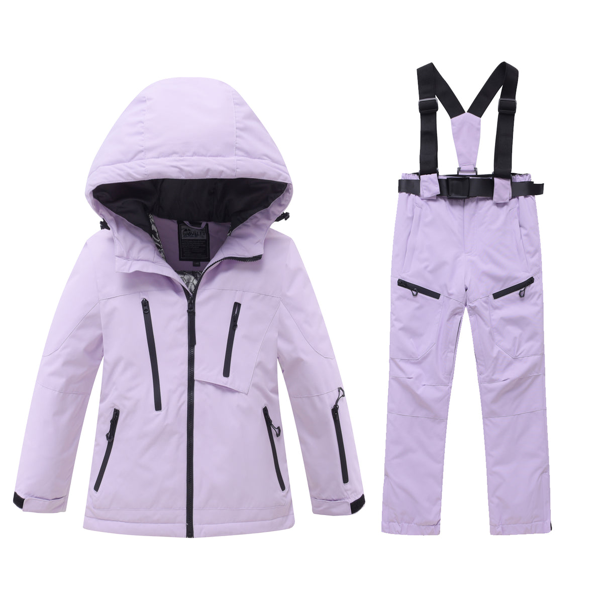 Kids Winter Ski Jackets & Bibs Set