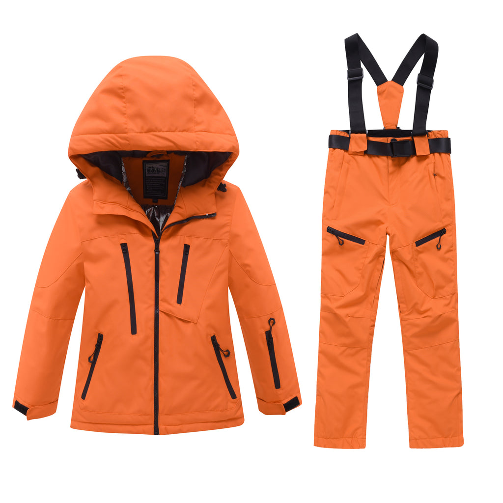 Kids Winter Ski Jackets & Bibs Set