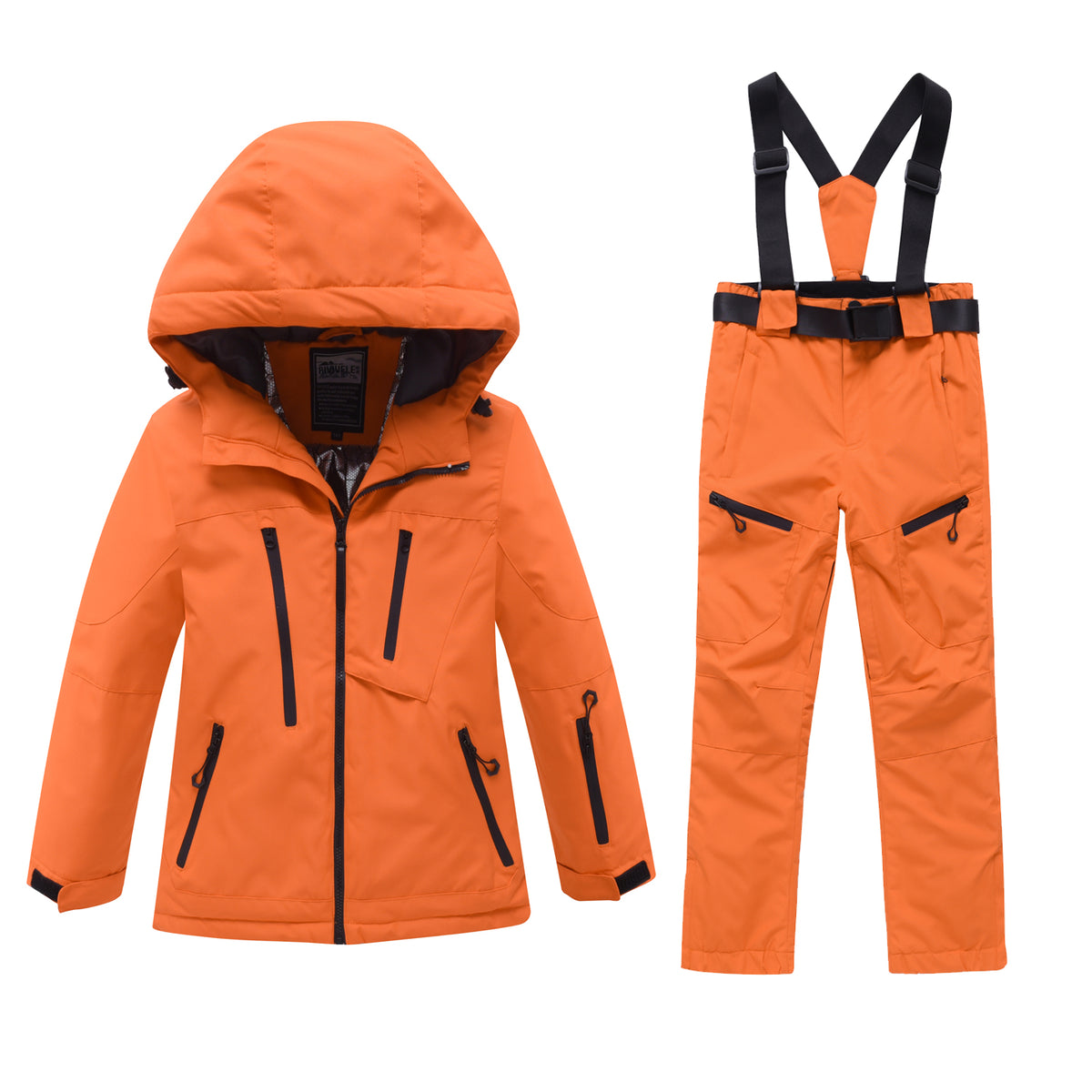Kids Winter Ski Jackets & Bibs Set