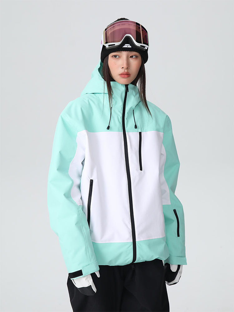Unisex Retro Baggy Snow Jacket Insulated 3L Ski Coat