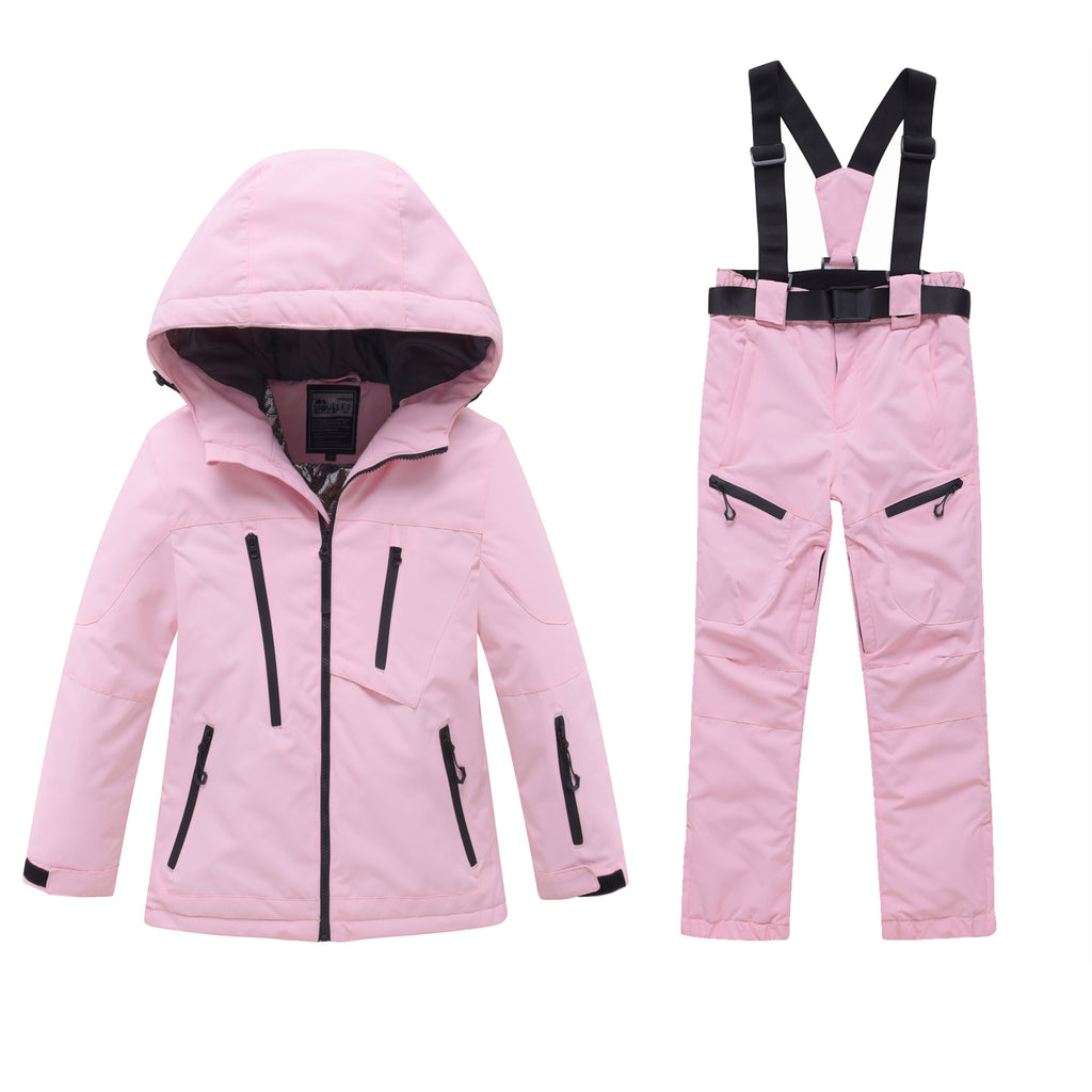 Kids Winter Ski Jackets & Bibs Set