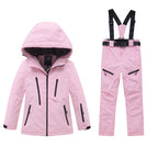 Kids Winter Ski Jackets & Bibs Set