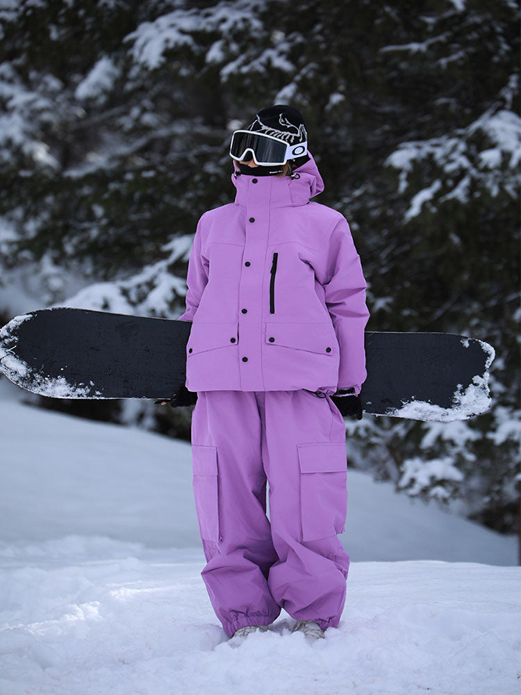 Women's Insulated Ski Jacket & Cargo Pants Set