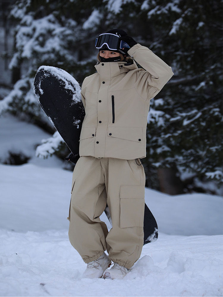 Women's Insulated Ski Jacket & Cargo Pants Set