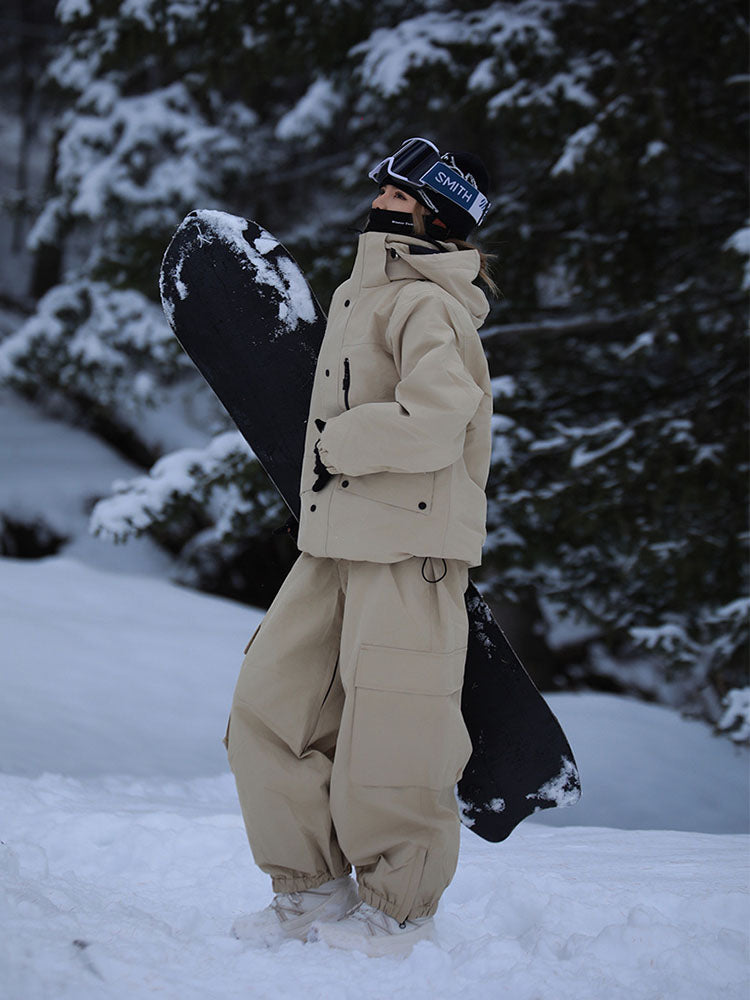 Women's Insulated Ski Jacket & Cargo Pants Set
