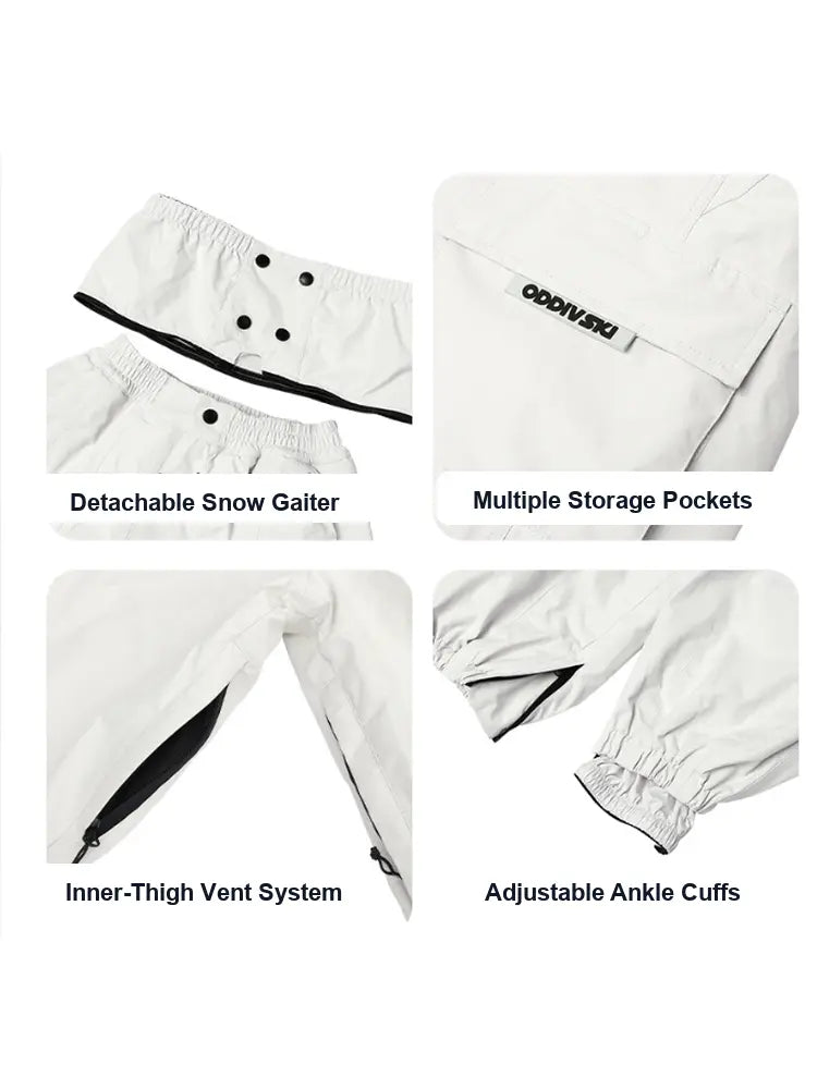 Adult 3L Hardshell Snowboard Ski Pants | 20K Waterproof Unisex